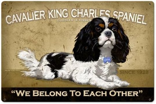 Home Decor Shop - Letrero Metálico Retro de Cavalier King