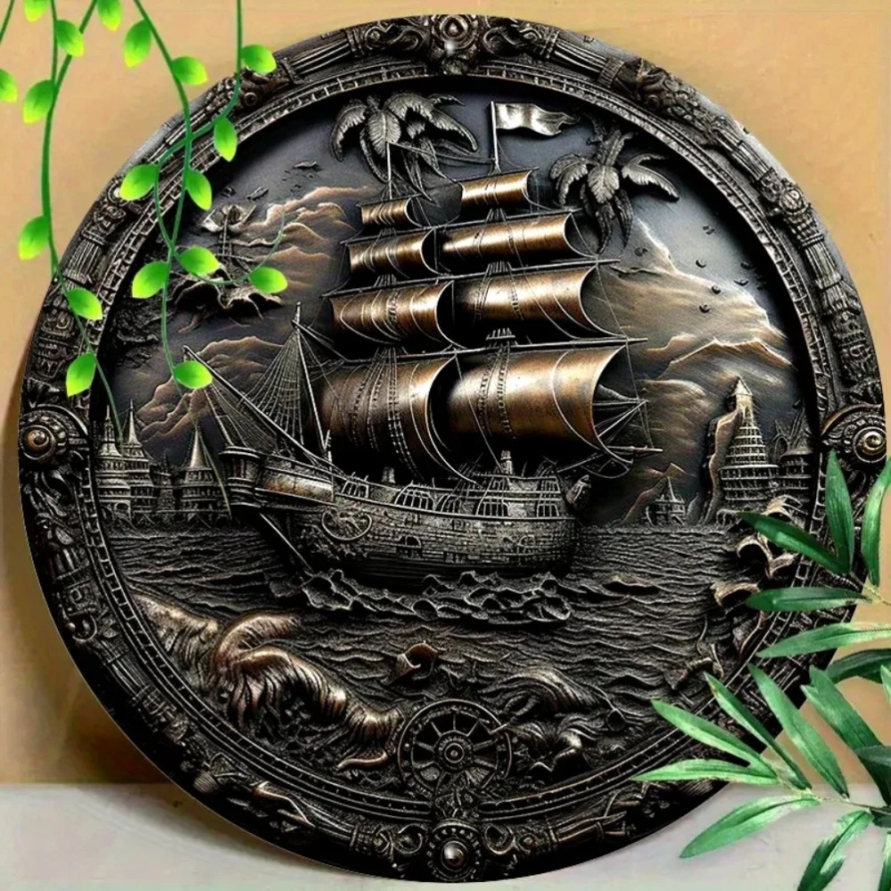 Home Decor Shop - Arte de pared de metal de