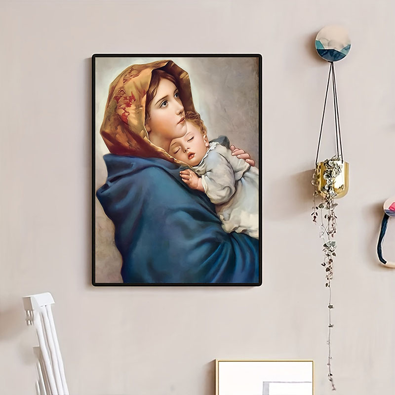 Home Decor Jesus - Póster de Lona Vintage de la