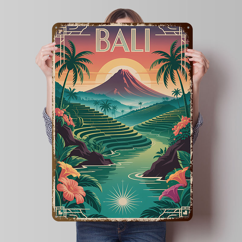 Home Decor Bali - Póster de Viaje a Bali Estilo