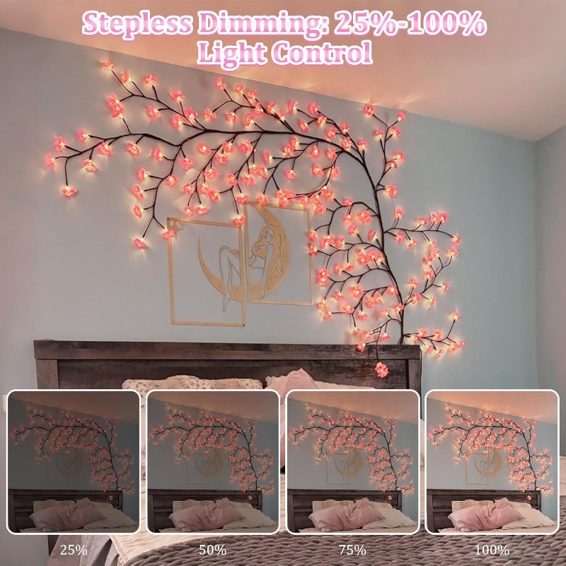 Fairy Lights Bedroom - Luces LED de rama de árbol