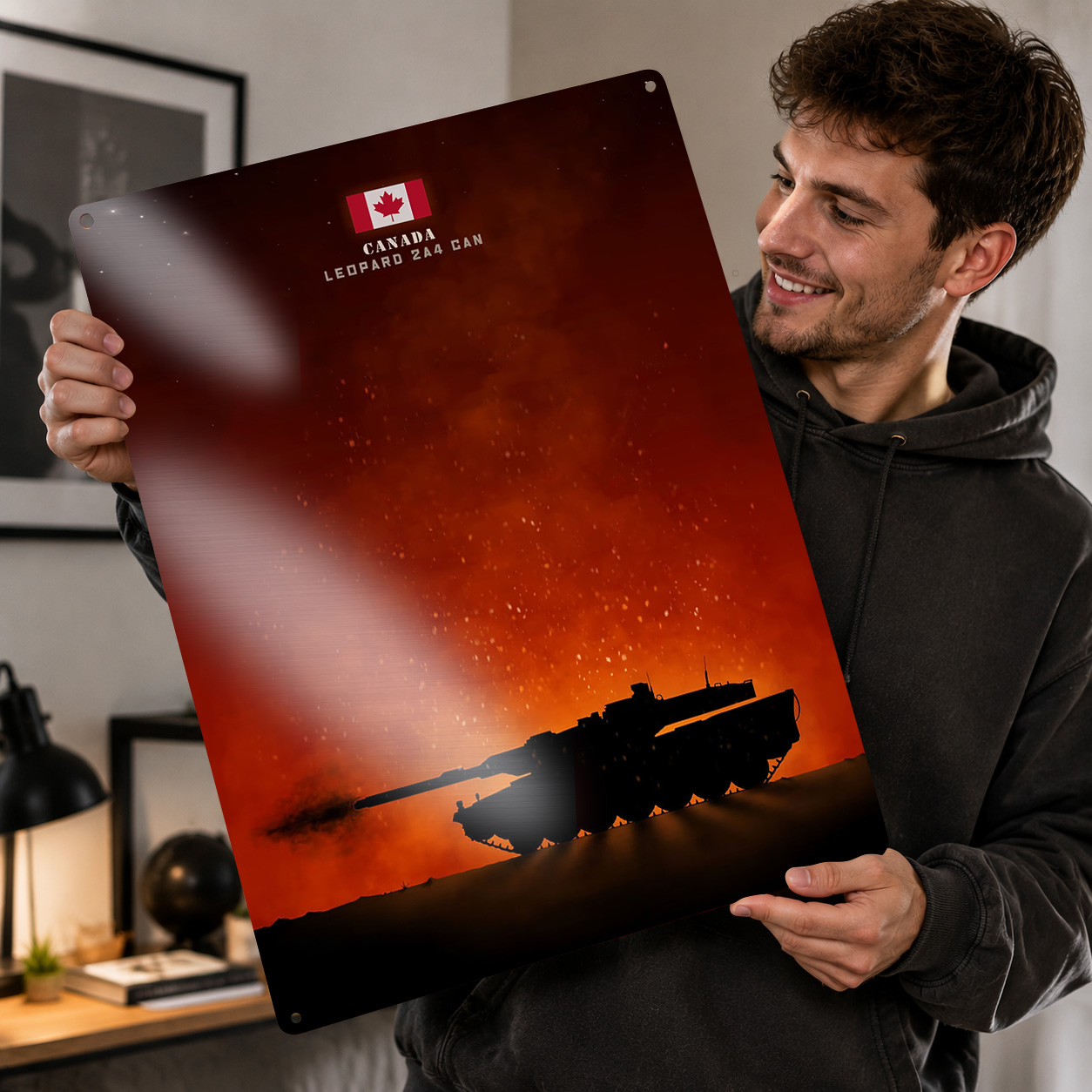 Home Decor Canada - Póster impreso en 3D con textura