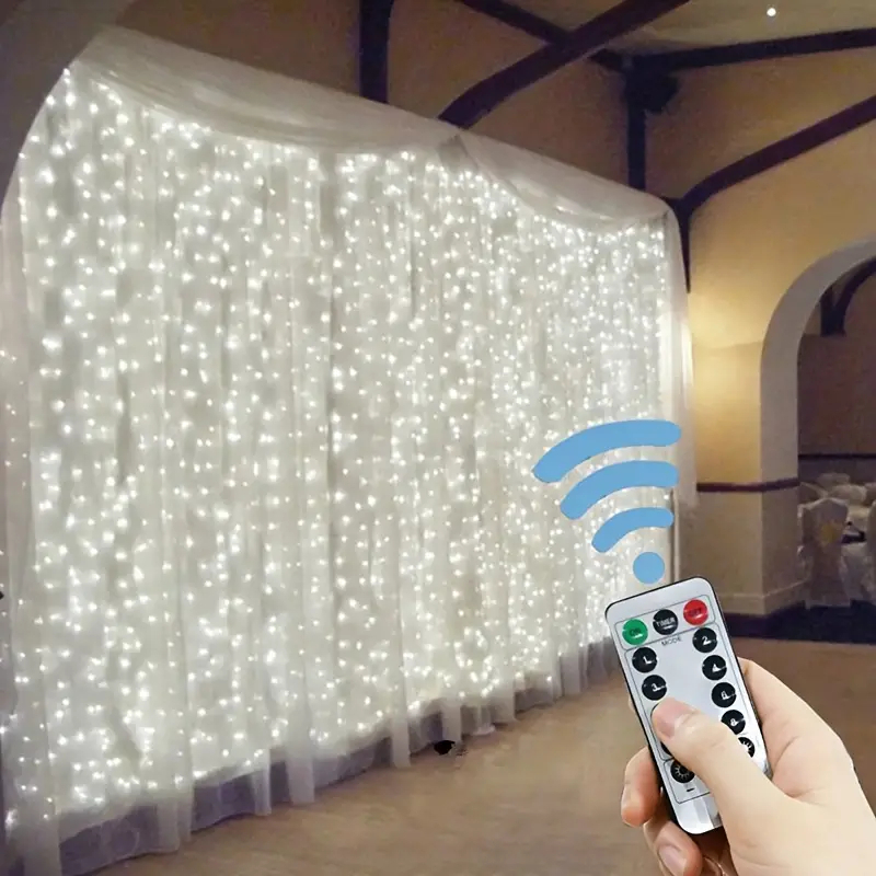 String Curtain Light - Guirnalda de luces LED para cortina