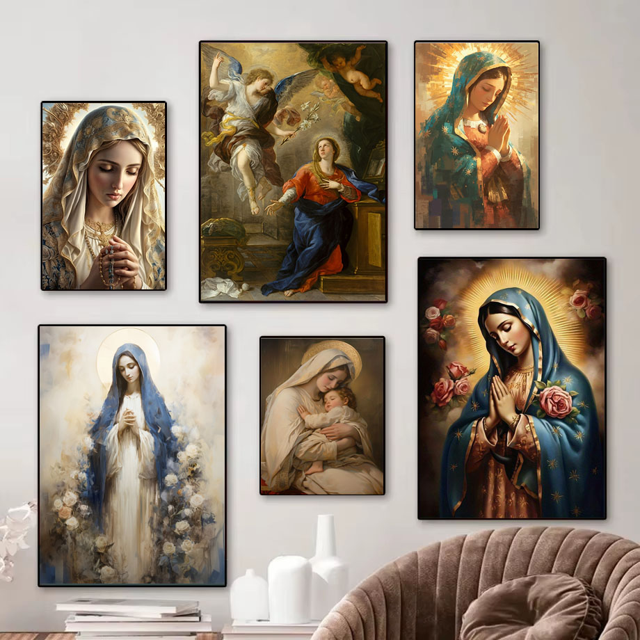 Home Decor Jesus - 1 Pieza de Lienzo Vintage con