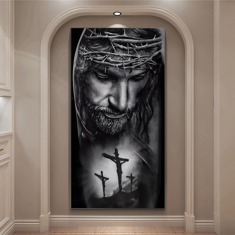 Home Decor Jesus - Cuadro en Lienzo de Jesús con