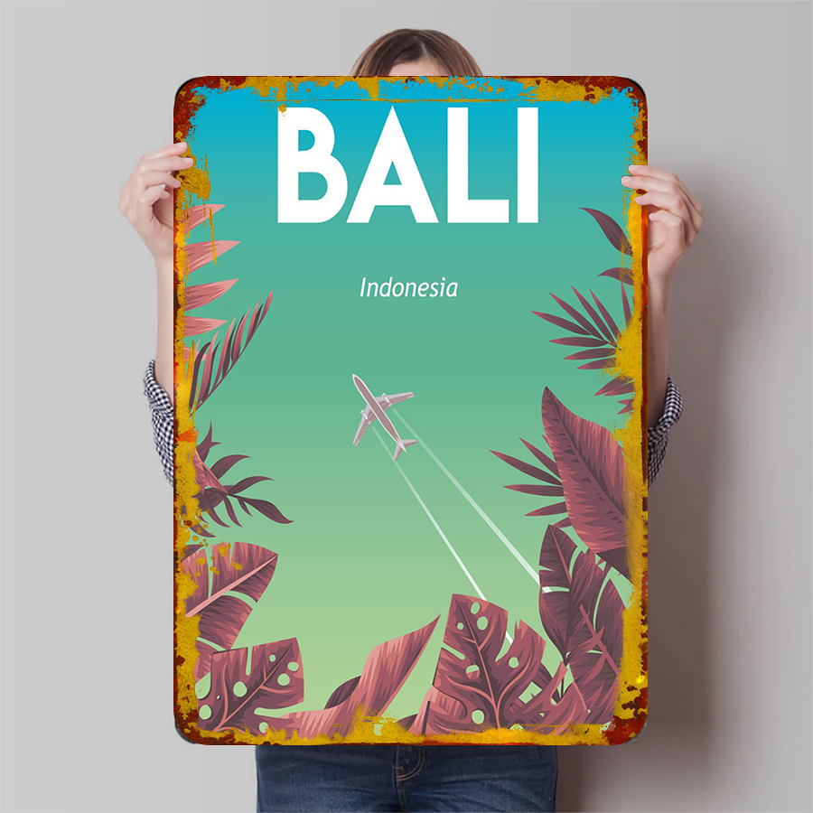 Home Decor Bali - Paisaje de Bali Indonesia, arte de