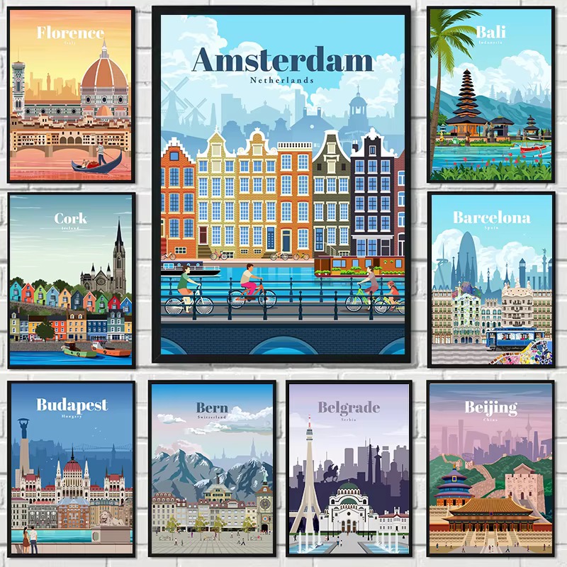 Home Decor Bali - Pintura de Diamantes: Mosaicos de Viaje