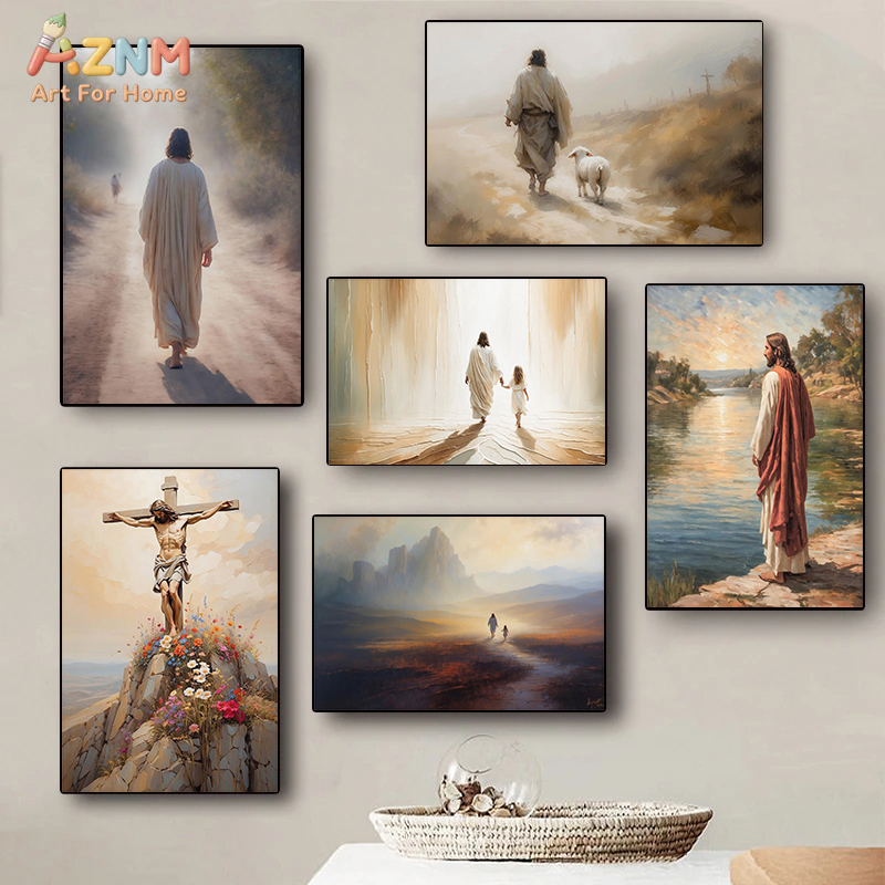Home Decor Jesus - AZNM - Arte de pared en