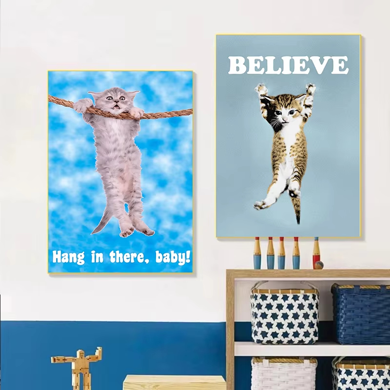 Póster de Yoga con Gato Adorab - Home Decor Shop reseña y precio