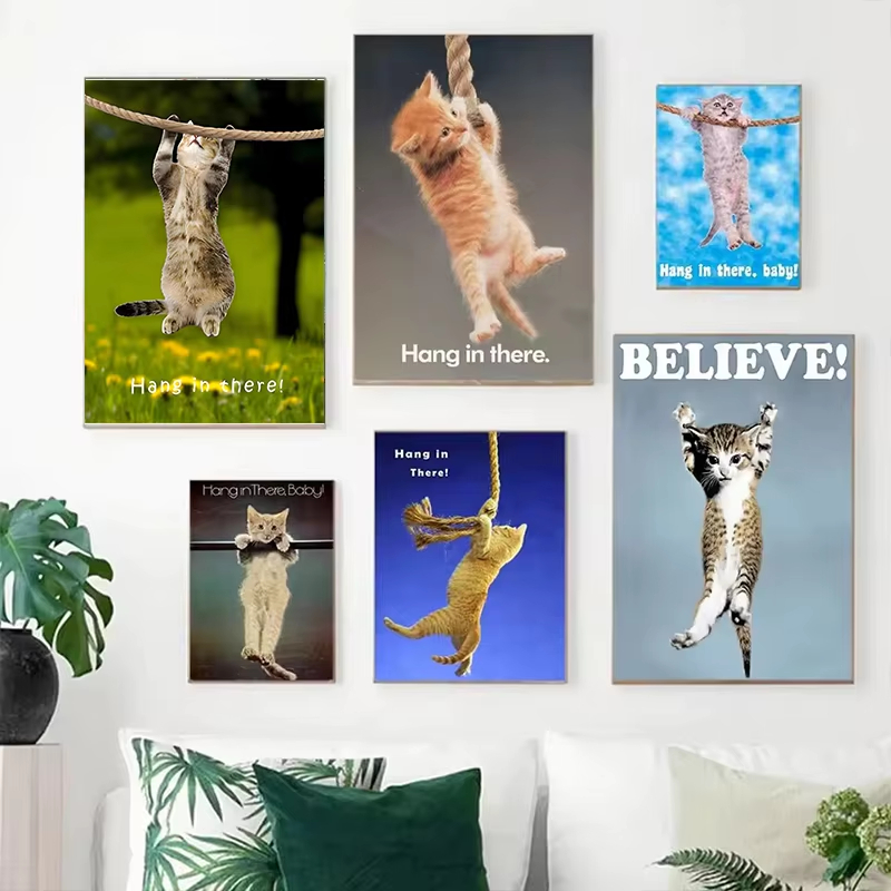 Póster de Yoga con Gato Adorab - Home Decor Shop reseña y precio