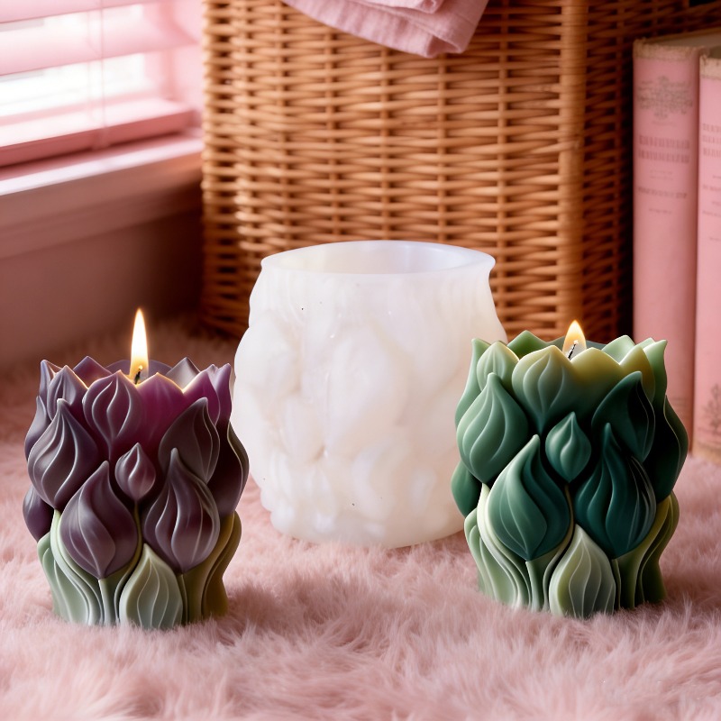 Molde de Vela Cilíndrico 3D co - Home Decor Tulip reseña y precio