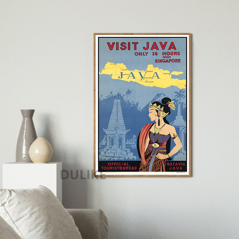 Carteles e impresiones de viaj - Home Decor Bali reseña y precio