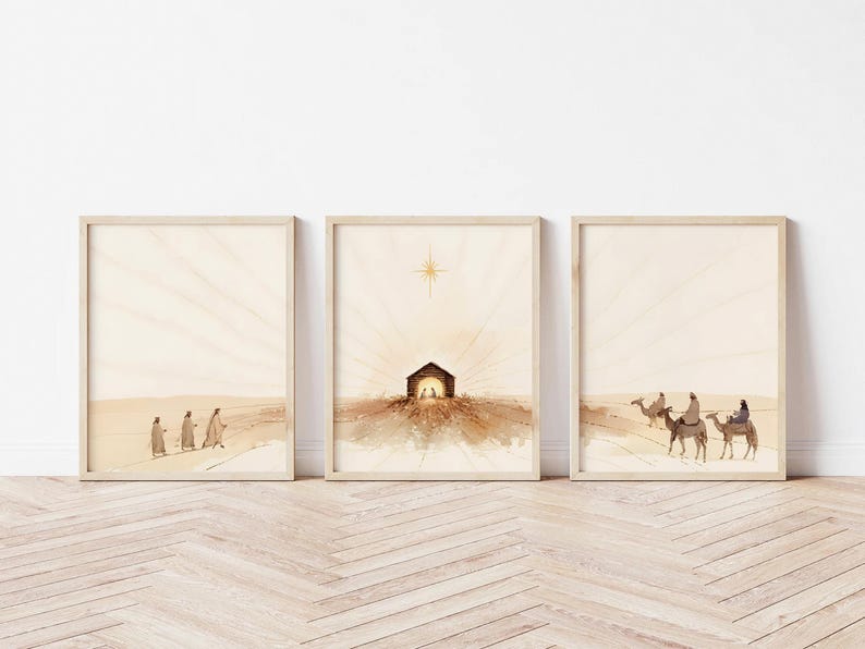 3 unids/set Natividad de Pascu - Home Decor Jesus reseña y precio