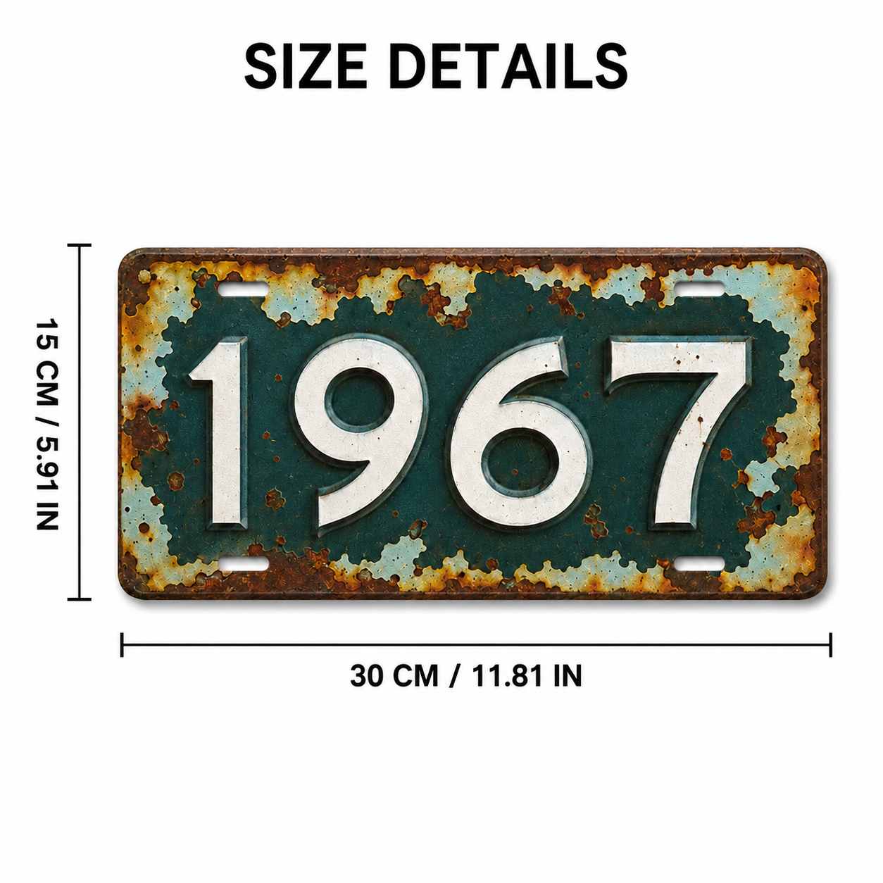 1 Pieza de Placa de Matrícula  - Home Decor Bali reseña y precio