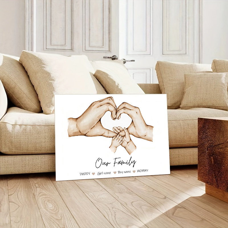 Póster personalizado de mano f - Home Decor Furniture reseña y precio