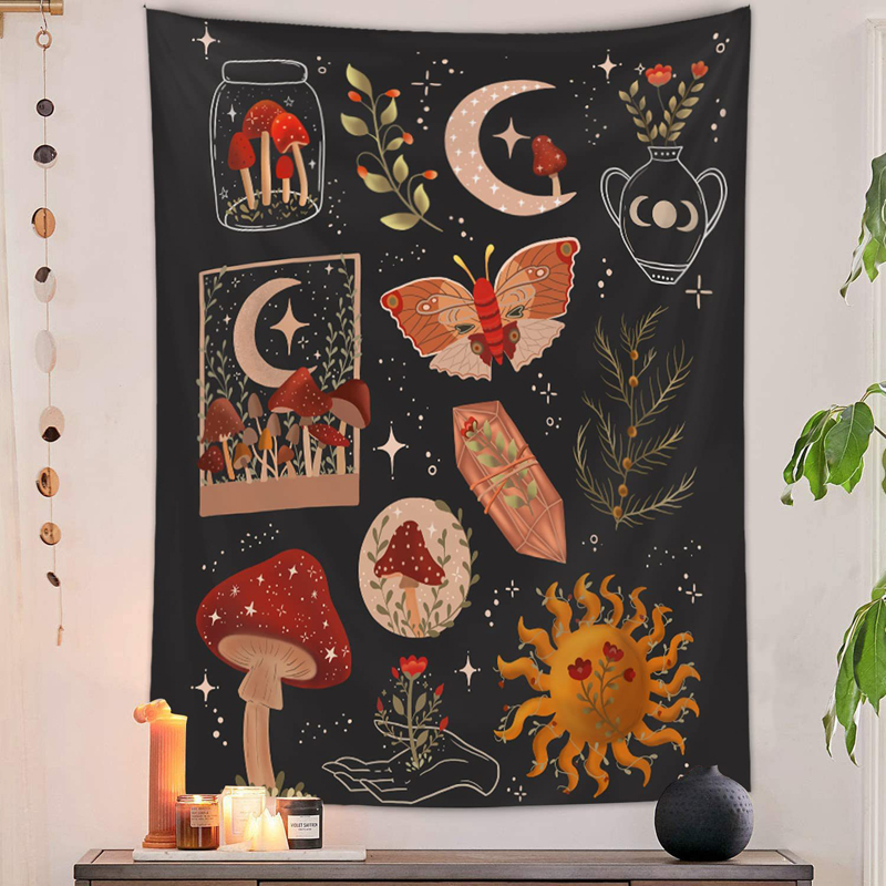 Tapiz de seta psicodélica para - Home Decor Hippie reseña y precio