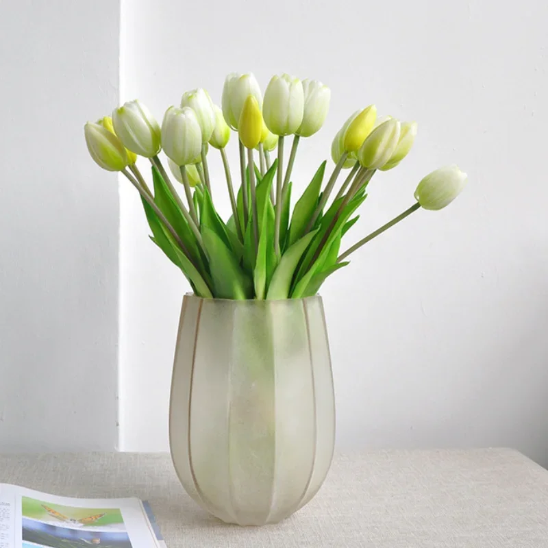 Tulipán Artificial de goma sua - Home Decor Tulip reseña y precio