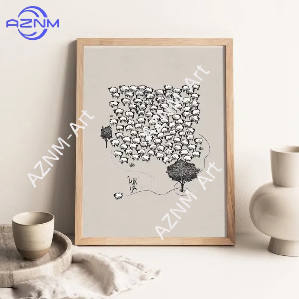 Póster de lienzo con ilustraci - Home Decor Jesus reseña y precio
