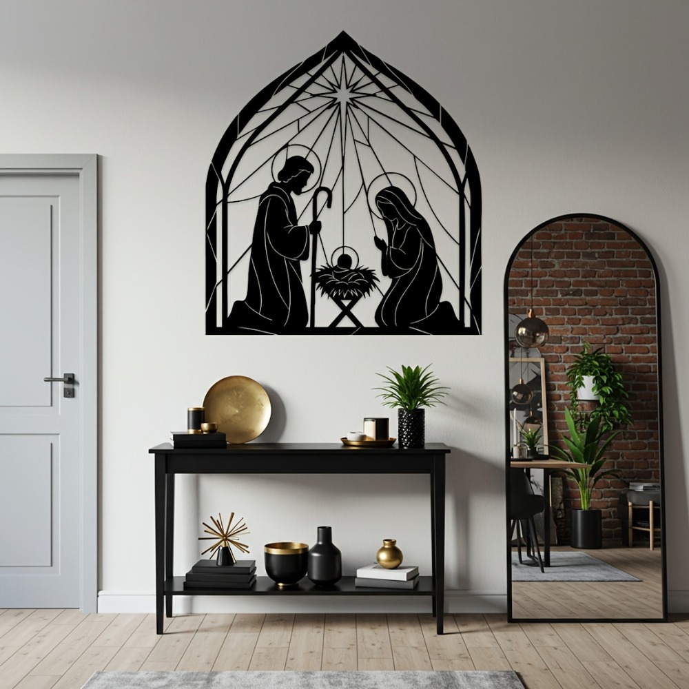 CIFBUY Arte Mural Metálico Rel - Home Decor Jesus reseña y precio