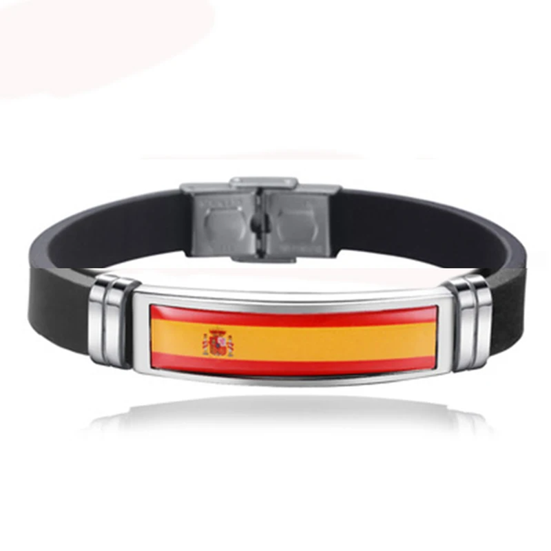 Pulsera de cuero con bandera d - Home Decor Canada reseña y precio