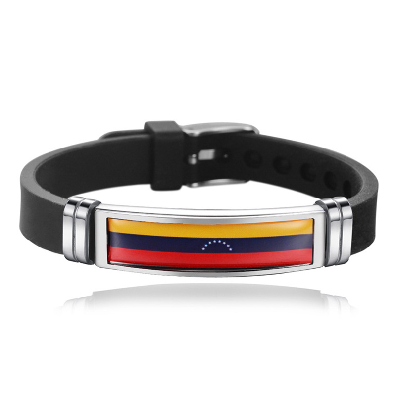 Pulsera de cuero con bandera d - Home Decor Canada reseña y precio