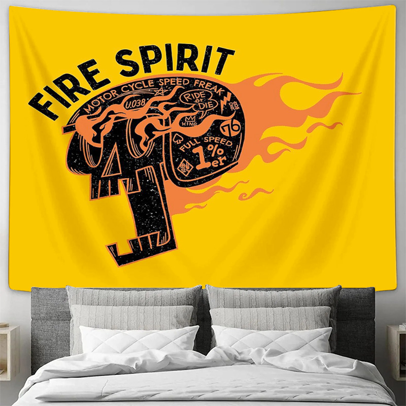 Tapiz de pared de motocicleta  - Home Decor Hippie reseña y precio