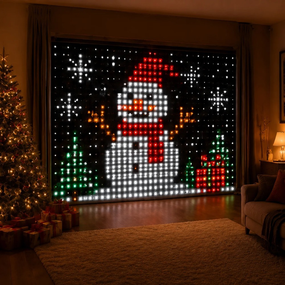 Luces LED de cortina de píxele - String Curtain Light reseña y precio
