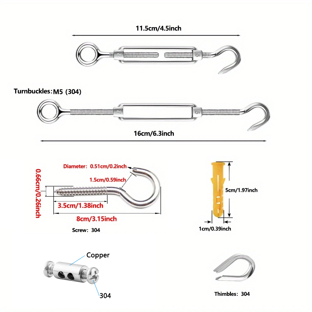 Cable de acero inoxidable 304  - String Curtain Light reseña y precio