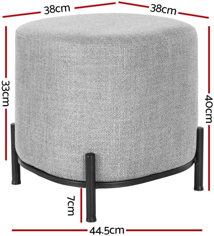 **/Ottoman, Reposapiés redondo - Vanity Home Decor reseña y precio
