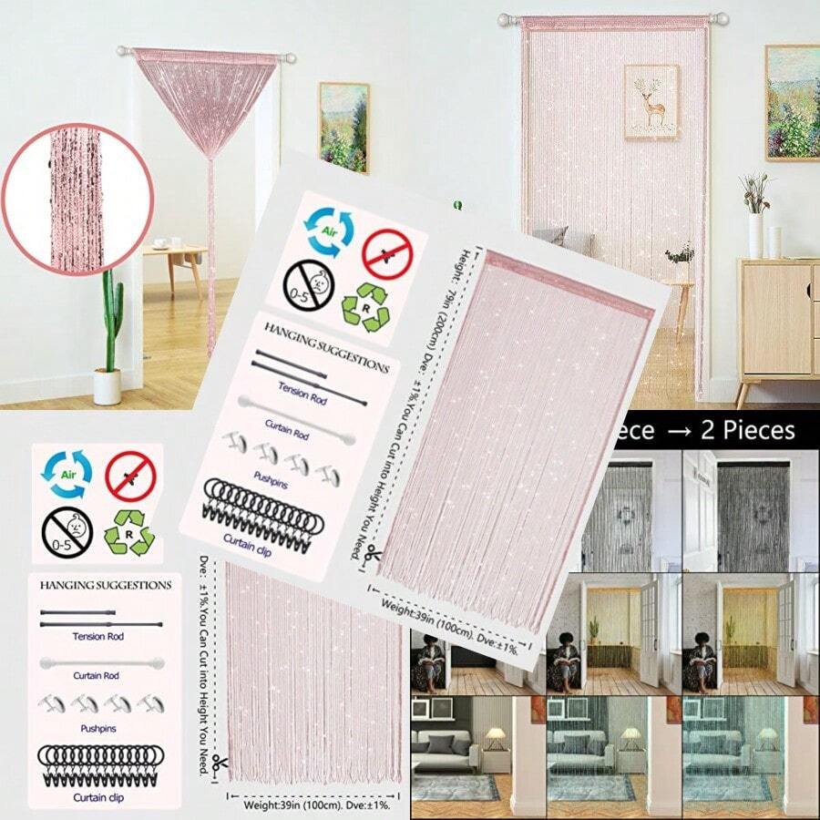 Cortina de Cuerdas con Cuentas - String Curtain Light reseña y precio