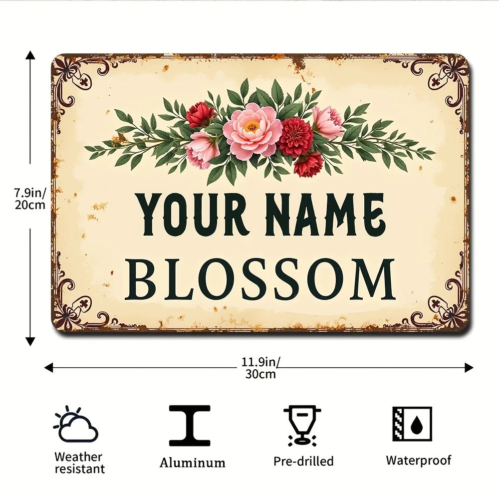 Placa de Aluminio Personalizad - Home Decor Shop reseña y precio