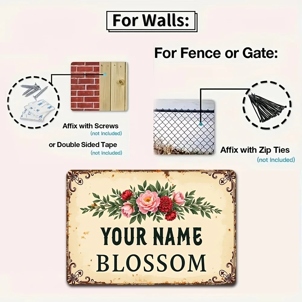 Placa de Aluminio Personalizad - Home Decor Shop reseña y precio