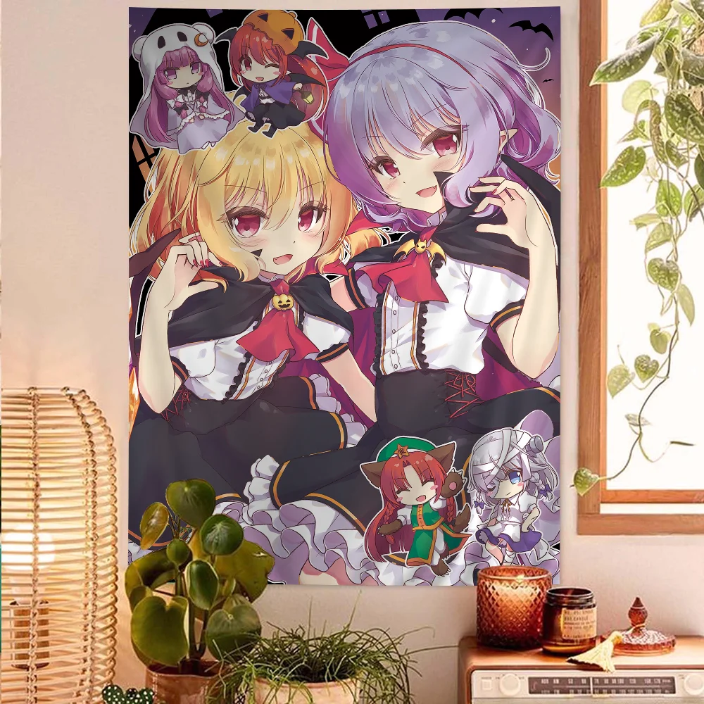 Touhou Project Flandre tapiz e - Home Decor Hippie reseña y precio