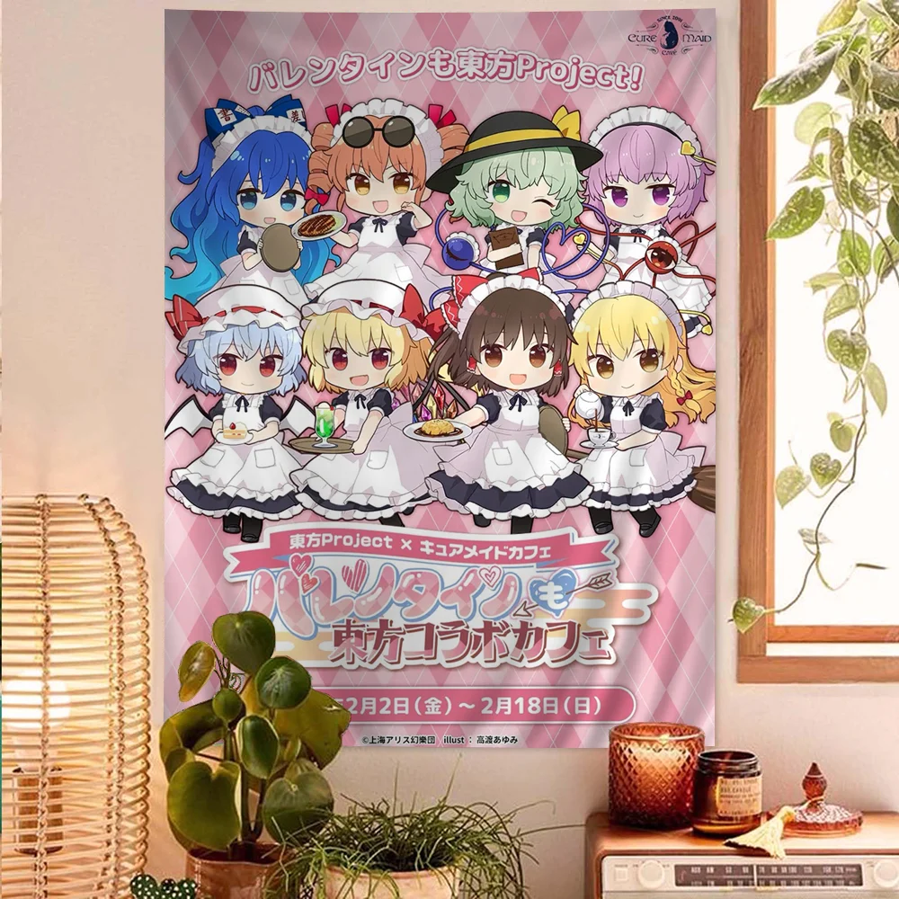 Touhou Project Flandre tapiz e - Home Decor Hippie reseña y precio