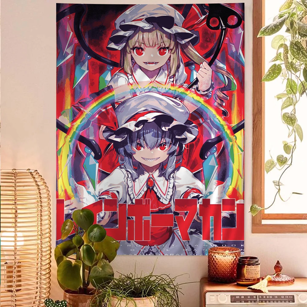 Touhou Project Flandre tapiz e - Home Decor Hippie reseña y precio