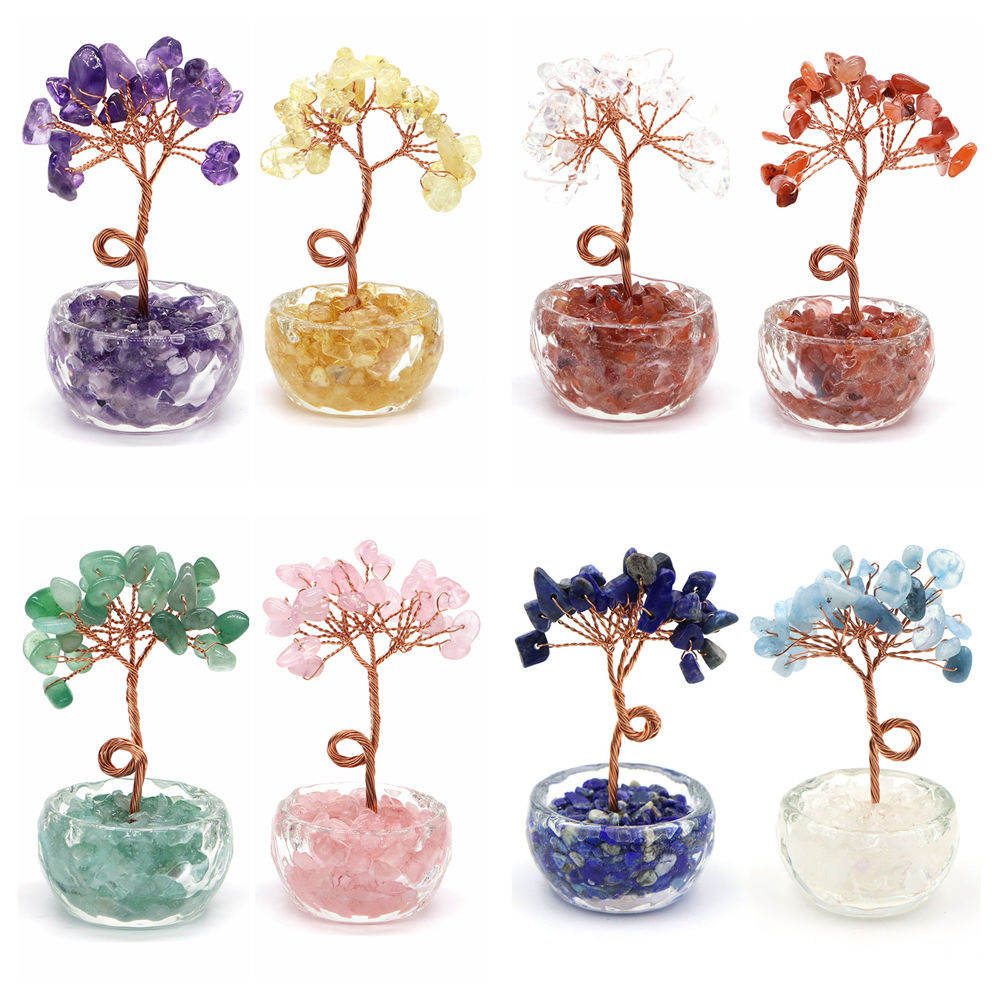 Árbol de la Suerte de Cristal  - Home Decor Glass reseña y precio
