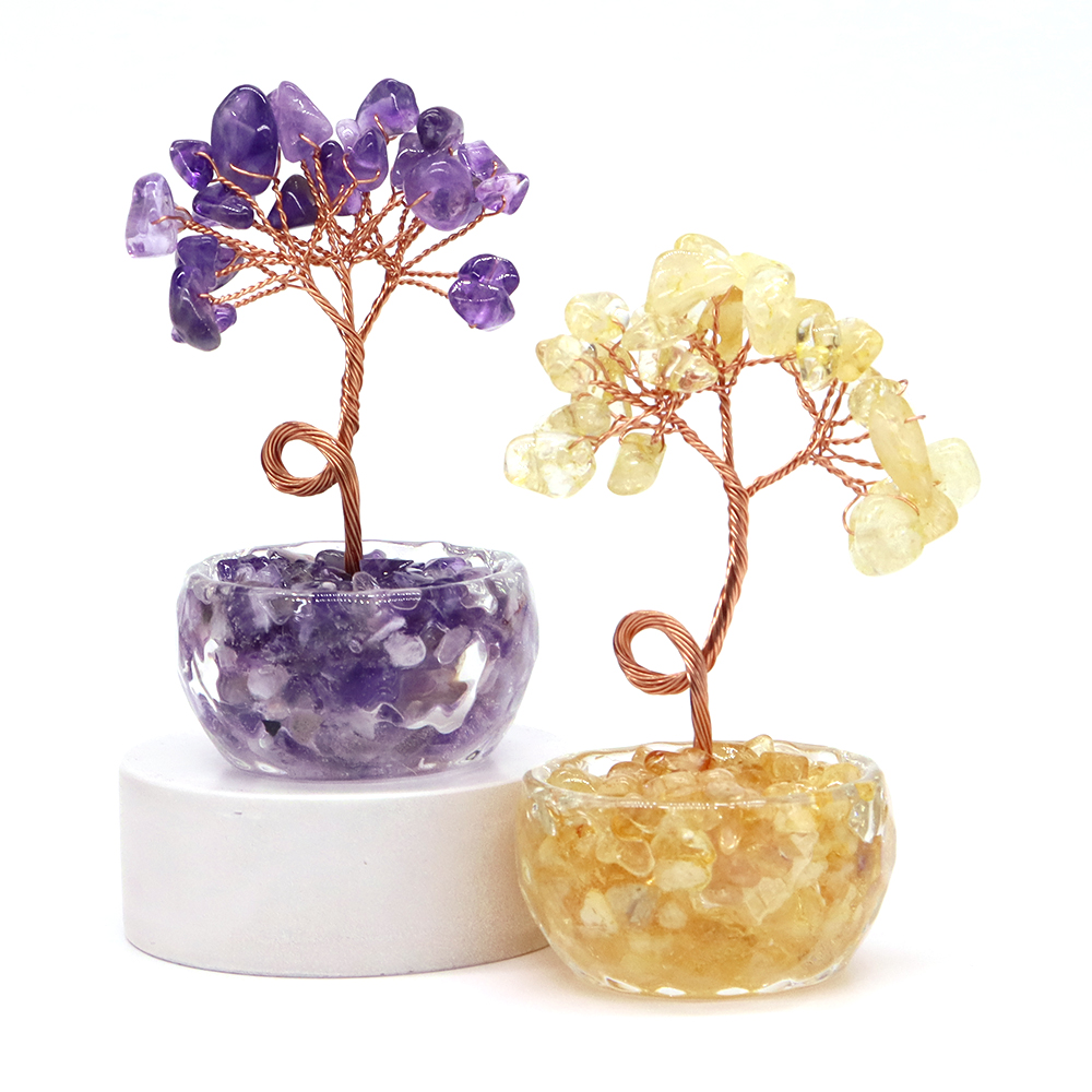 Árbol de la Suerte de Cristal  - Home Decor Glass reseña y precio