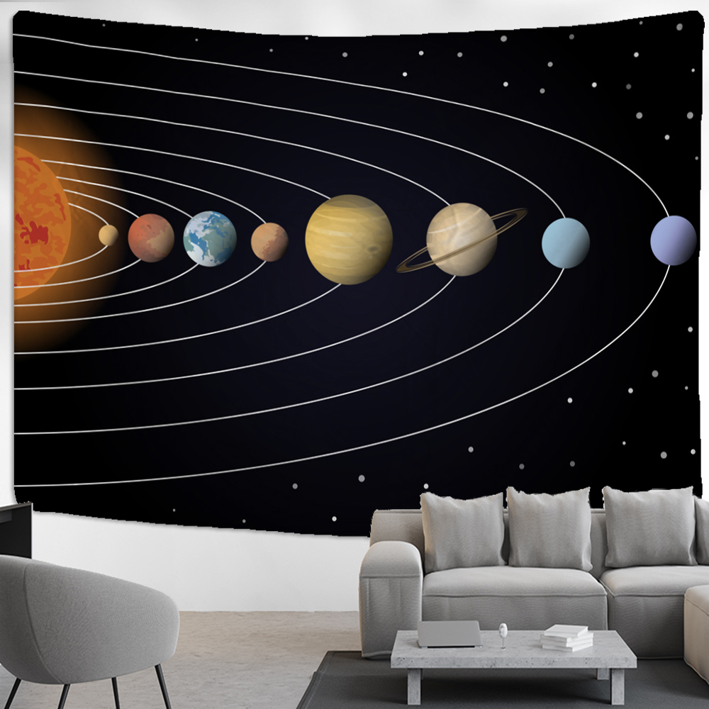 Tapiz de planeta astronauta co - Home Decor Hippie reseña y precio