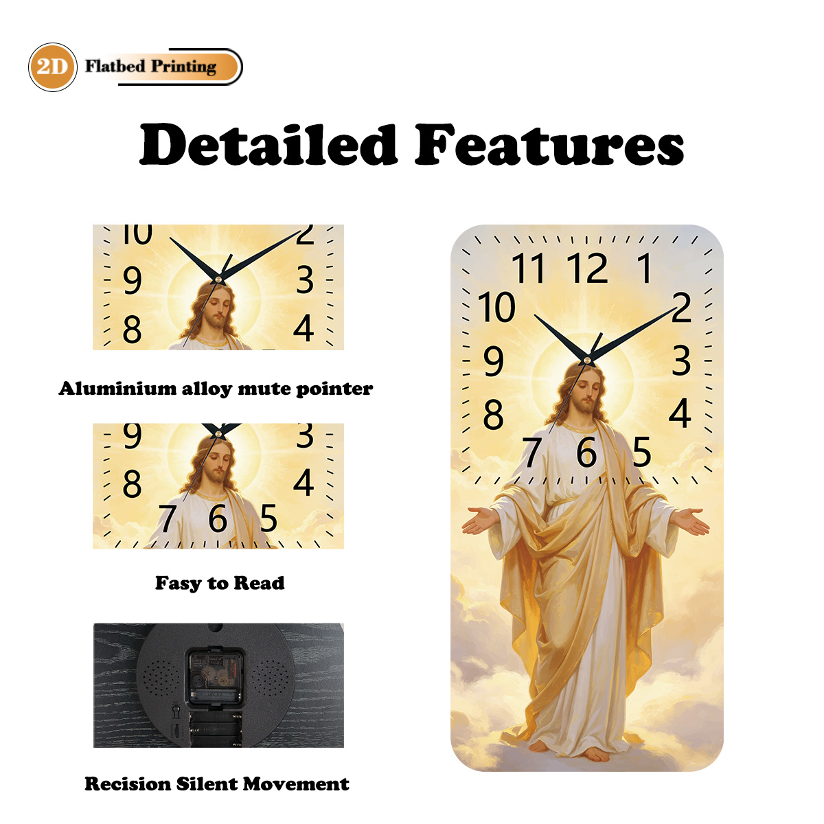 Reloj de Pared Rectangular de  - Home Decor Locations reseña y precio