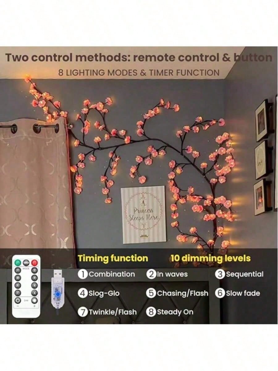1 unidad de luces de pared fle - Fairy Lights Bedroom reseña y precio