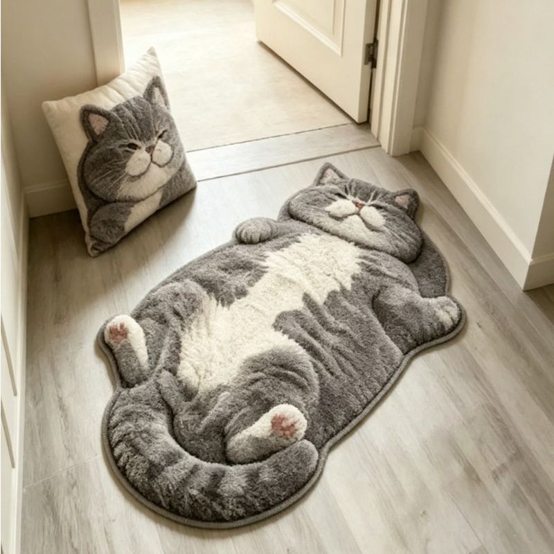 VIKAMA Alfombra de felpa con f - Home Decor Furniture reseña y precio