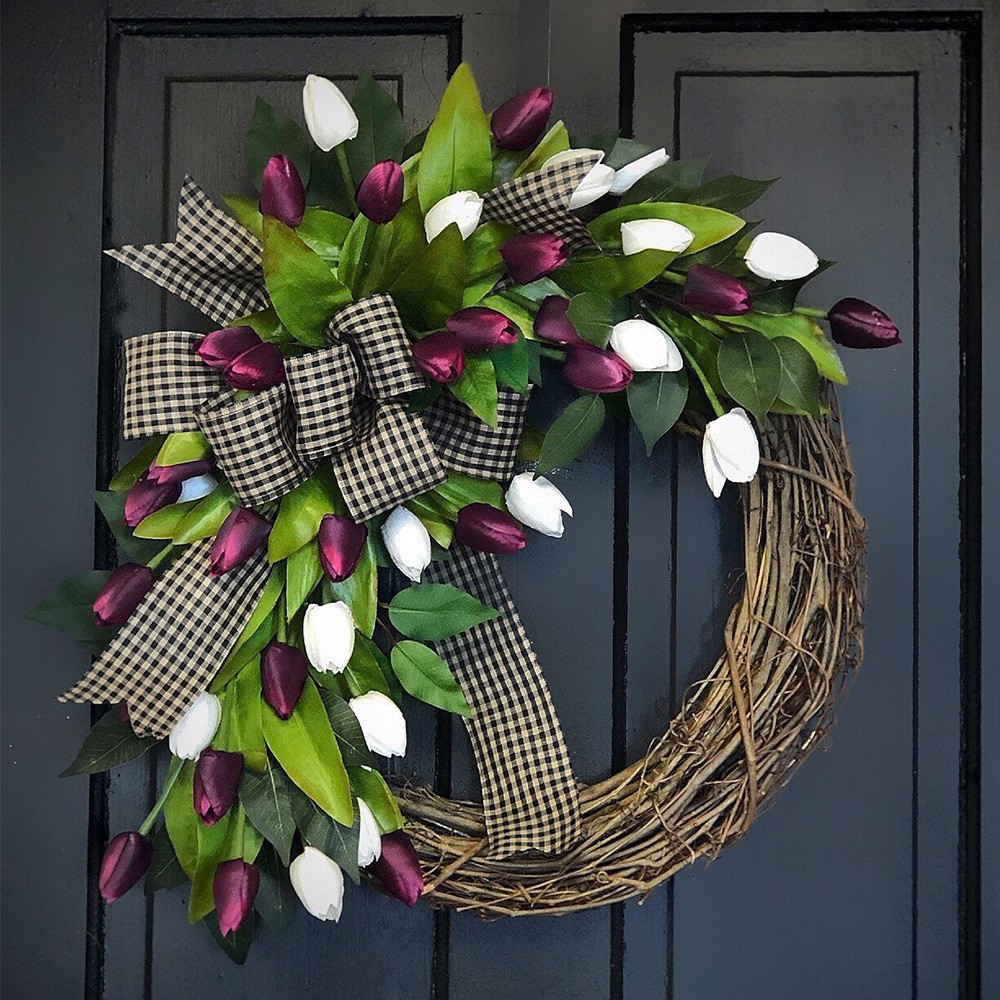 Corona de Tulipanes de Simulac - Home Decor Tulip reseña y precio