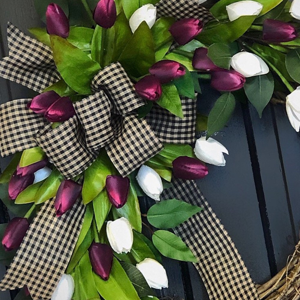Corona de Tulipanes de Simulac - Home Decor Tulip reseña y precio