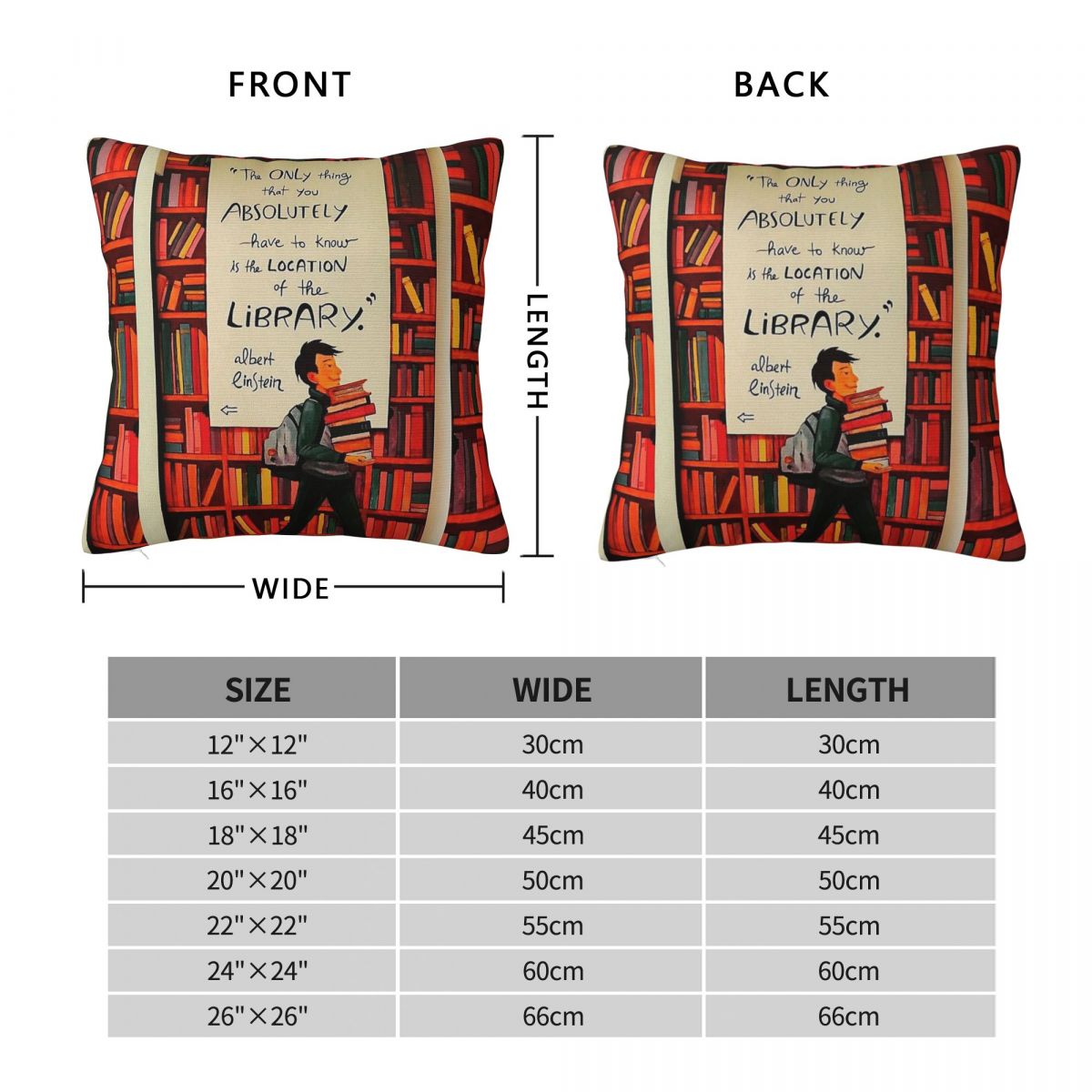 Funda de almohada cuadrada The - Home Decor Locations reseña y precio