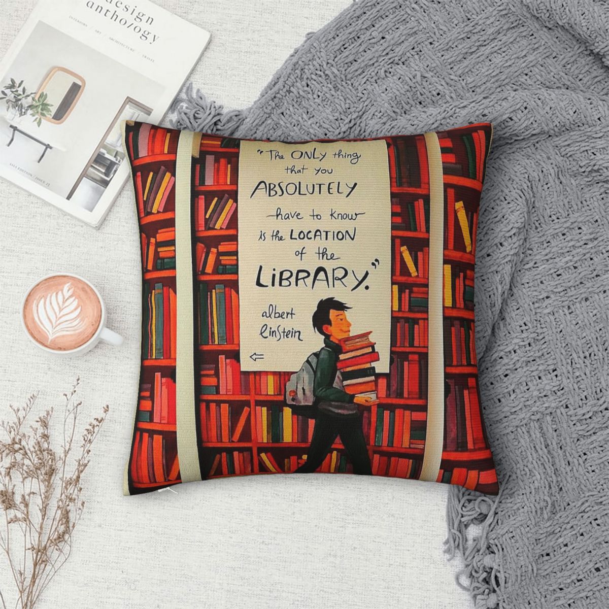 Funda de almohada cuadrada The - Home Decor Locations reseña y precio