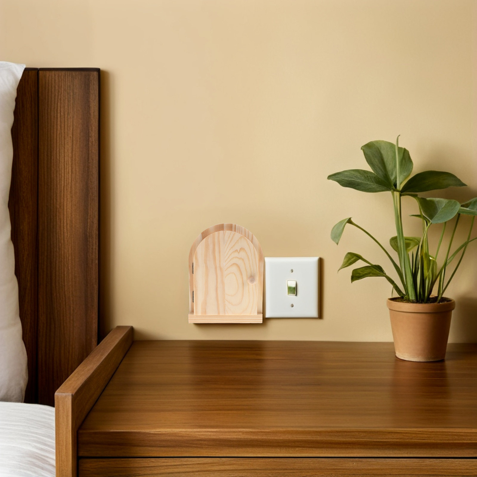 Protector de enchufe de madera - Fairy Lights Bedroom reseña y precio