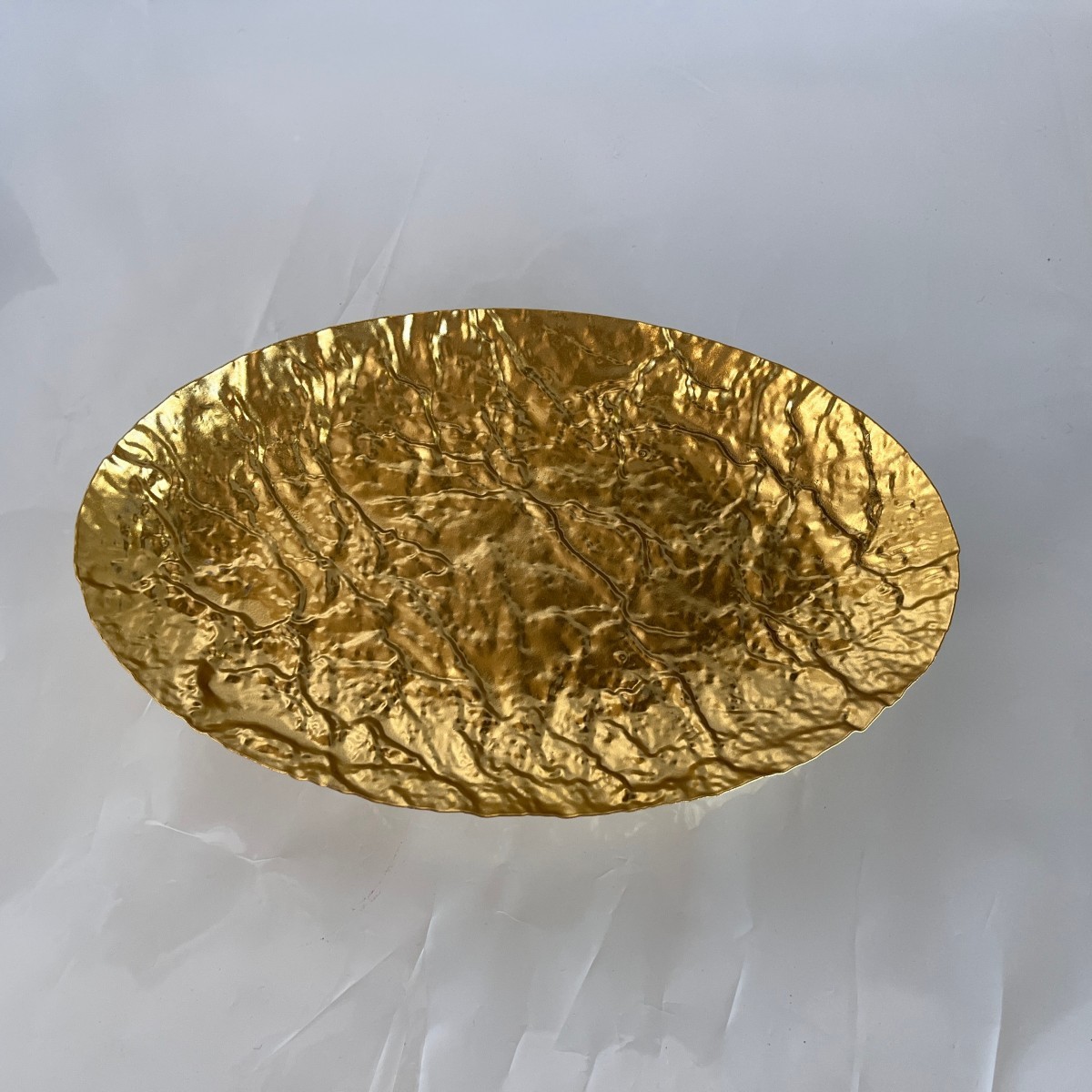Bandeja de Metal Dorada de Luj - Vanity Home Decor reseña y precio