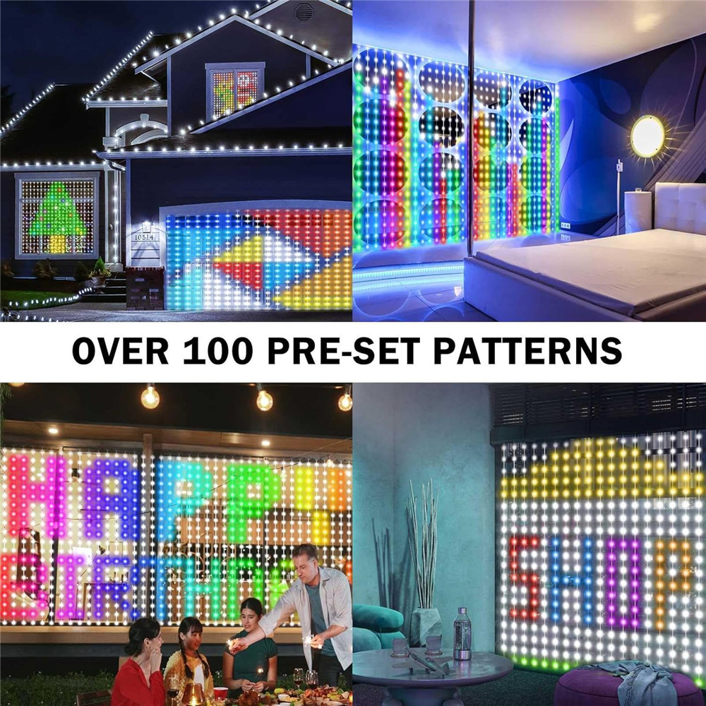 1/2 Uds 400LED luces de cortin - String Curtain Light reseña y precio
