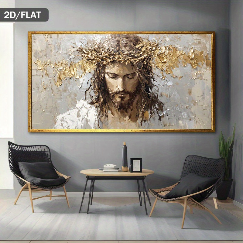 Cuadro en Lienzo de Jesucristo - Home Decor Jesus reseña y precio