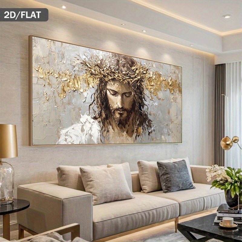 Cuadro en Lienzo de Jesucristo - Home Decor Jesus reseña y precio